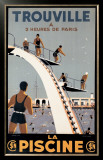 Trouville Framed Giclee Print by Molusson 