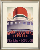 Amerique du Nord Framed Giclee Print by Patrone 