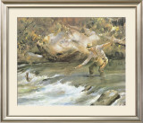 Trout Stream Art by James M. Sessions