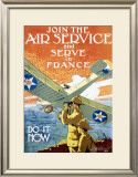 Join Air Service Framed Giclee Print by Jozef Paul Verrees