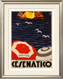 Cesenatico Framed Giclee Print by Retrosi 
