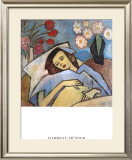 Not Feeling Well Art by Gabrielle Münter