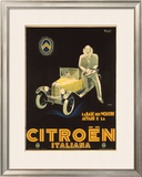 Citroen Framed Giclee Print by Marcello Nizzoli