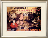 Le Journal, La Loupiote Framed Giclee Print by Poulbot 