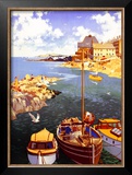 Bangor, Northern Ireland Framed Giclee Print by A.j. Wilson