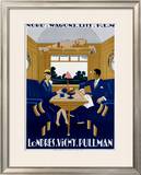 Nord-Wagons Lits-PLM Framed Giclee Print by Jean-raoul Naurac