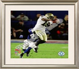 Devery Henderson Super Bowl XLIV Framed Photographic Print