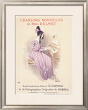 Chansons Nouvelles Piano Song Framed Giclee Print by Roedel 