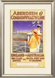 Aberdeen and Commonwealth Line Framed Giclee Print