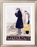 Spyker Autos Framed Giclee Print by Vanderhem 