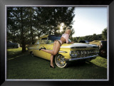 50's Pin-Up Girl Framed Giclee Print by David Perry