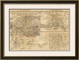 Important Operations in Kentucky and Tennessee, c.1861 Framed Giclee Print by E. S. Hall