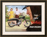 The 1959 Norton Road Holders Framed Giclee Print
