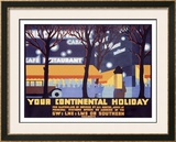 Your Continental Holiday Framed Giclee Print by Irwin Brown