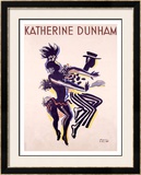 Katherine Dunham Framed Giclee Print by Paul Colin