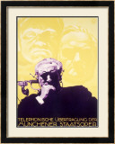 German State Opera, Telephone Framed Giclee Print