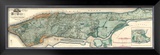 Sanitary and Topographical Map of the City and Island of New York, c.1865 Impressão giclée emoldurada por Egbert L. Viele Sanitary and Topographical Map of the City and Island of New York, c.1865 Impressão giclée emoldurada por Egbert L. Viele