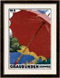 Graubunden, Schweiz Framed Giclee Print by Augusto Giacometti