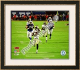 Tracy Porter Super Bowl XLIV Interception & Touchdown Return Framed Photographic Print