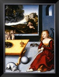 Melancholy, c.1532 Prints by Lucas Crana
