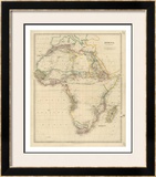 Africa, c.1834 Framed Giclee Print by John Arrowsmith