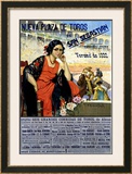 Neuva Plaza de Toros, San Sebastian Framed Giclee Print by Carlos Ruano-Llopis