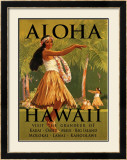 Aloha Hawaii Framed Giclee Print
