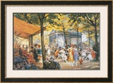 Le Marche aux Fleurs Prints by Eugene Auguste Deully