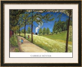 The Train in the Horizon Posters by Gabrielle Münter