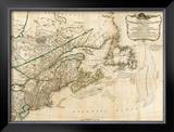 General Map of the Northern British Colonies in America, c.1776 Framed Giclee Print by Robert Sayer