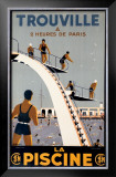 Trouville Framed Giclee Print by Molusson 