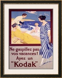 Kodak, Ne Gaspillez Pas Framed Giclee Print by Rene Lelong