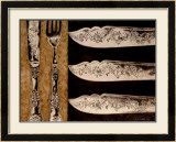 Silver Palate I Posters by Elaine Gitalis