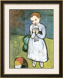 Kind Mit Taube, 1901 Posters by Pablo Picasso