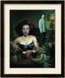 Tropical Room Framed Giclee Print by Richie Fahey