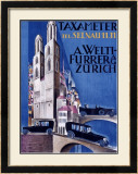 Taxameter, Zurich Framed Giclee Print by Morach 