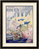 Rouen, 1968 Framed Giclee Print by P. Bonnet