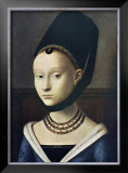 Portrait de Jeune Femme Posters by Petrus Christus