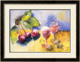Glass and Cherry Prints by Witka Kova