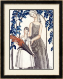 Mother and Child Framed Giclee Print by Jean Dupas