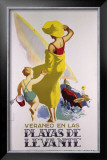 Playas de Levante Framed Giclee Print by Morell 