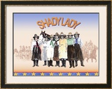Shady Lady Framed Giclee Print by Sharon Hunt