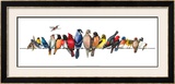 Large Bird Menagerie Prints by Wendy Russell