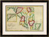State of Maryland, c.1827 Framed Giclee Print by Robert Desilver