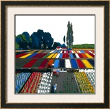 Bulb Time in Holland, Collecting the Blooms Framed Giclee Print by Frank Mason