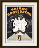 Unione Cooperativa Framed Giclee Print by Noel Fontanet
