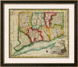 State of Connecticut, c.1827 Framed Giclee Print by Amos Doolittle