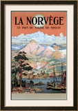 La Norvege Framed Giclee Print by Arent Christensen