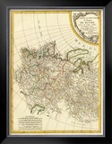 Russia Occidentale, c.1785 Framed Giclee Print by Rigobert Bonne