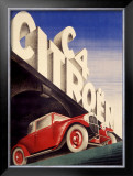 Citroen C4 Automobile Framed Giclee Print